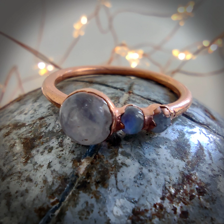 Moonstone ring