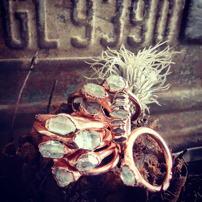 Herkimer diamond ring