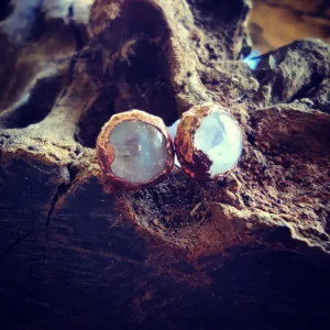Moonstone earrings