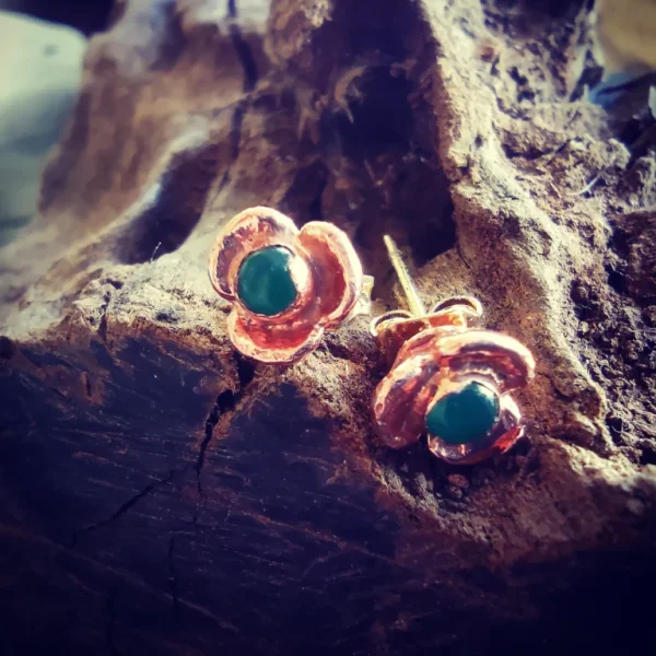 Small flower earrings