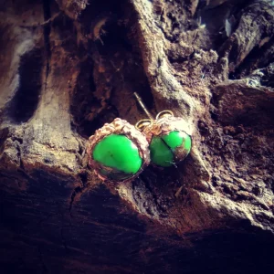 Mojave Green Turquoise earrings