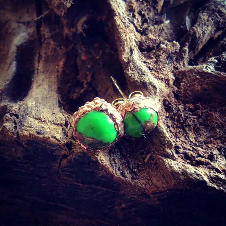 Mojave Green Turquoise earrings