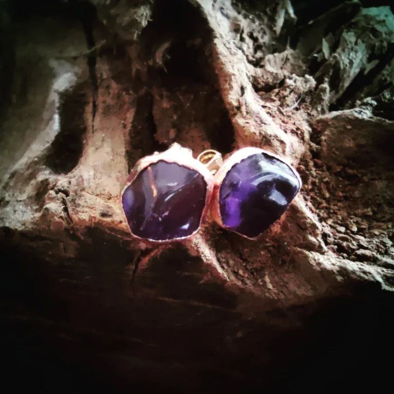 Amethyst earrings