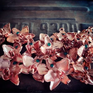 Phalaenopsis orchid necklace