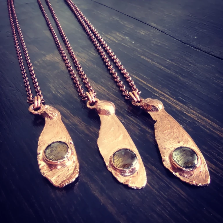 Helicopter seed necklace