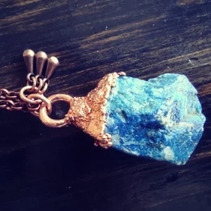 Raw lapis lazuli necklace